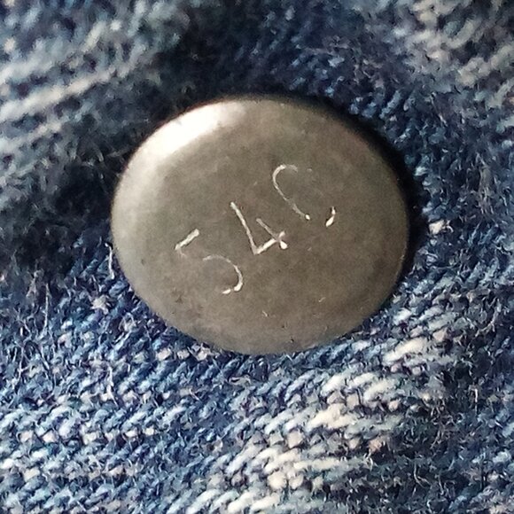 Vintage 80s Levi's 501 Preshrunk Denim Blue Jeans 34x36 - Picture 10 of 10